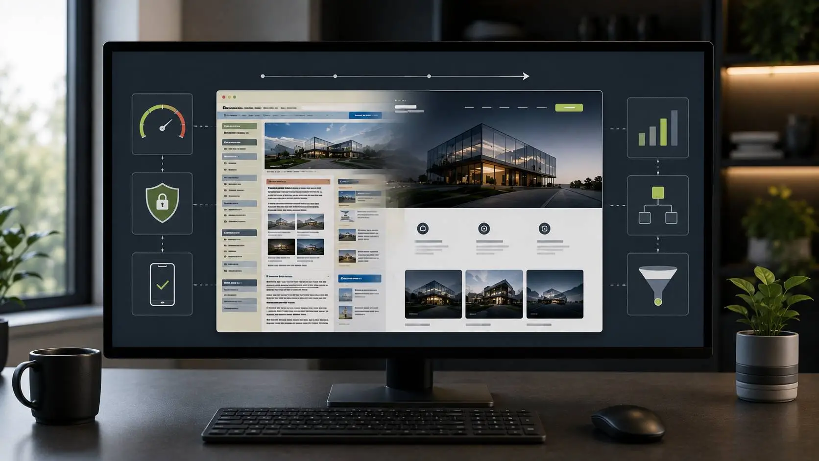 Website moderniseren met een actuele structuur, betere UX en responsive weergave